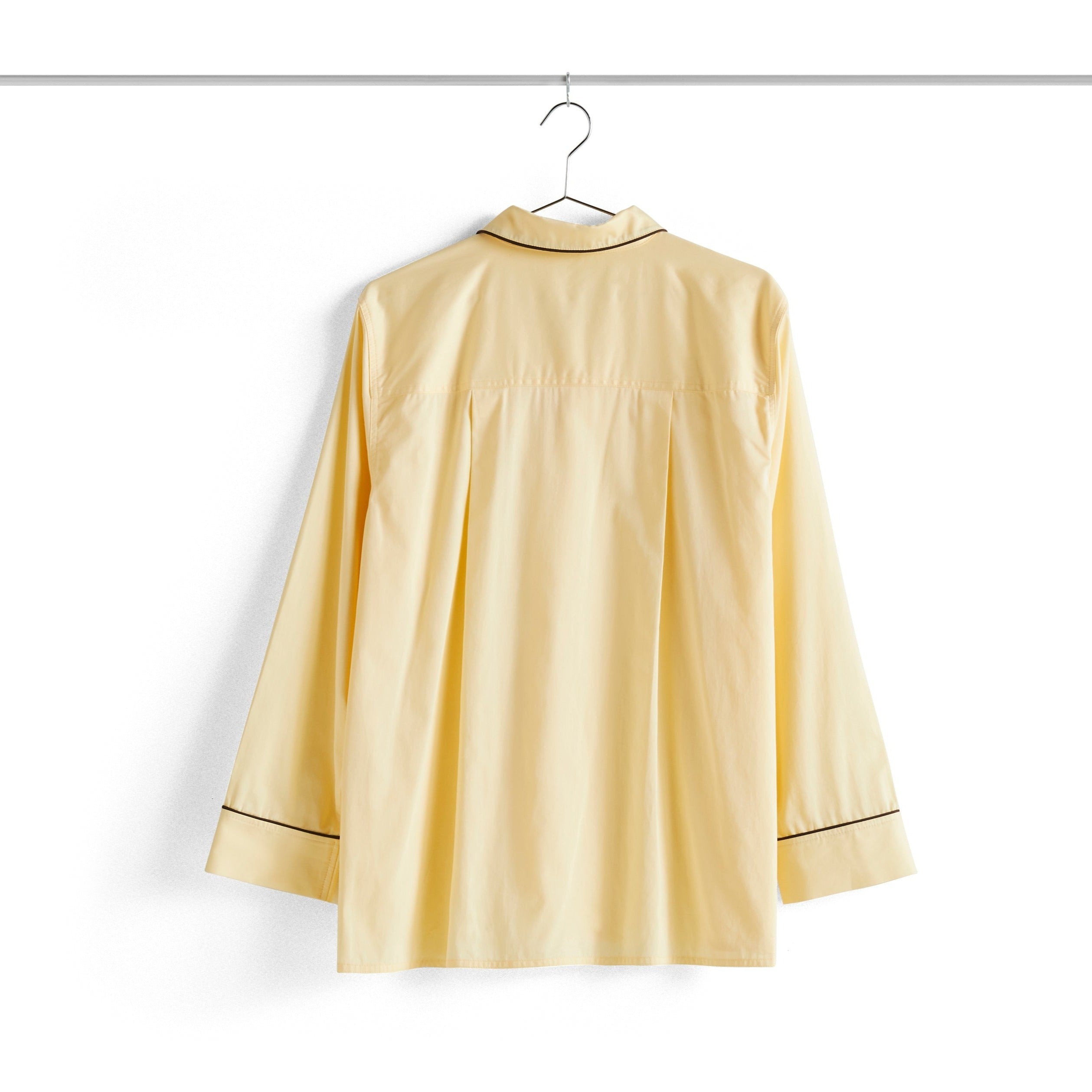 Outline Pyjama L/S natskjorte - Soft Yellow
